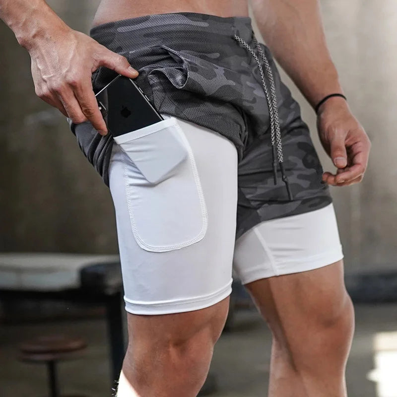 Shorts Para Treino 2 em 1 Esporte Air Effect